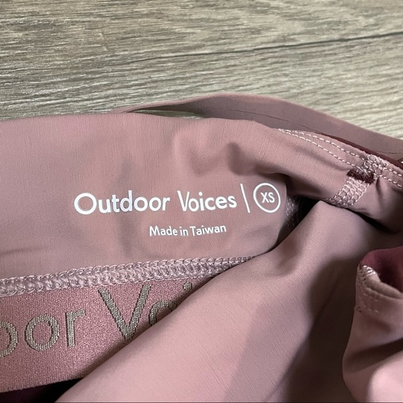 Outdoor Voices ZOOM FULL LENGTH BODYSUIT Jumpsuit DEEP TAUPE/SHIRAZ/MOCHA Sz XS - Picture 8 of 12